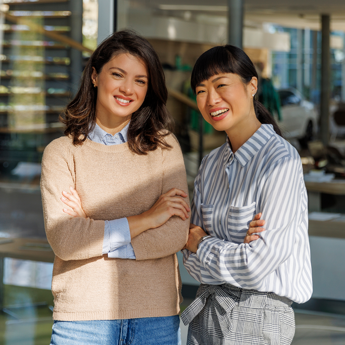 Image of two women smiling